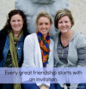 Every Friendship starts with an invitation