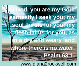 O God, you are my God; earnestly I seek